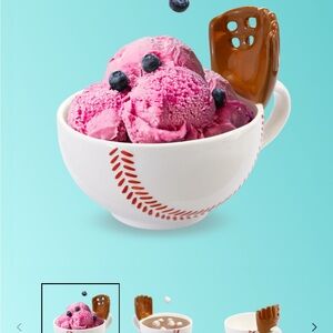 Baseball Bowl with Glove